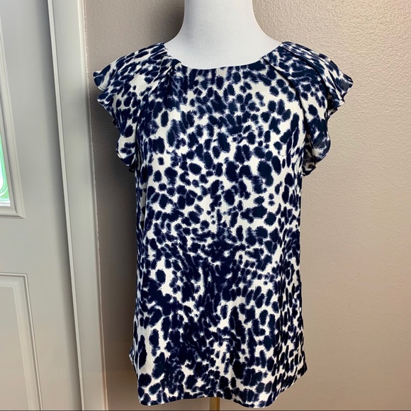 ZARA Cheetah blouse - Picture 1 of 4